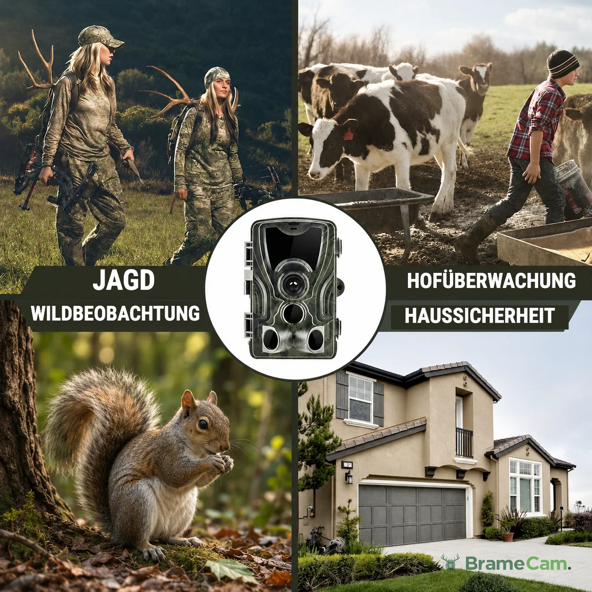 Vorteile der BrameCam Wildkamera 16 MP mit LCD-Display