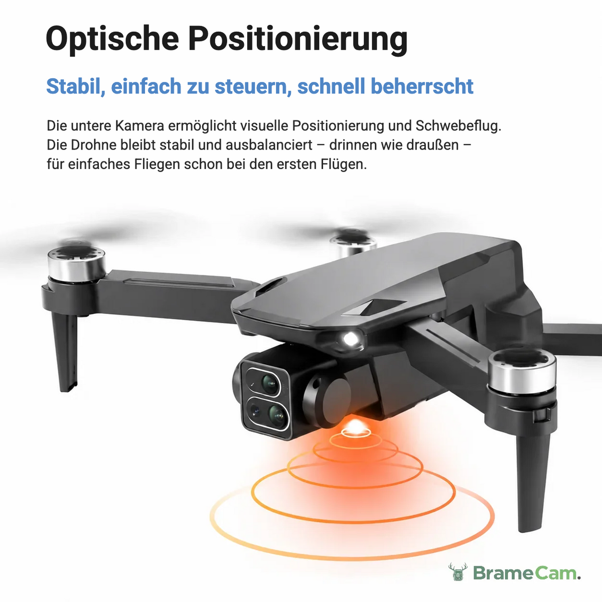 Optik der BrameCam faltbaren WLAN-FPV-Drohne
