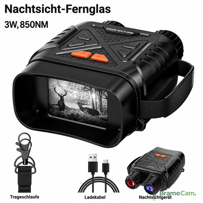 Lieferumfang des BrameCam Nachtsicht-Fernglases