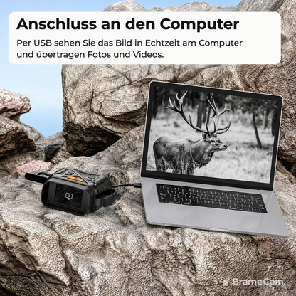 Übertragung von Fotos und Videos vom BrameCam Fernglas auf einen Computer